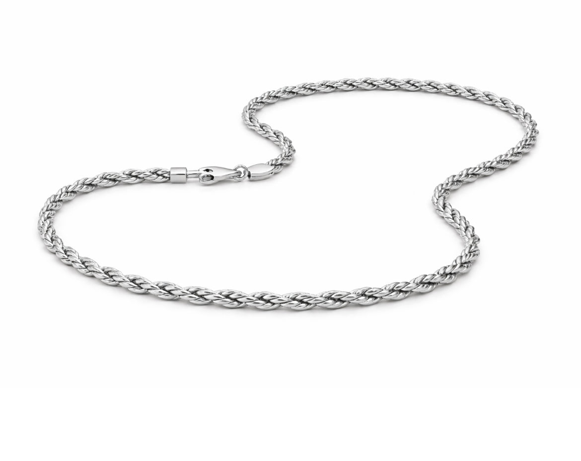 5mm SILVER ROPE CHAIN