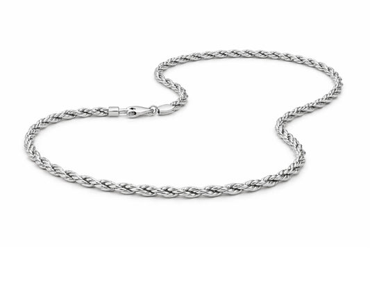 3mm SILVER ROPE CHAIN
